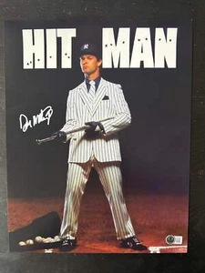 DON MATTINGLY SIGNED 11X14 THE HIT MAN PHOTO - BECKETT WITNESSED COA - Picture 1 of 1