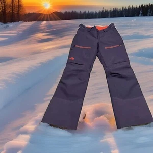 ✅The North Face Pro Project Gore-Tex Snowboard Ski Winter Pants Women's M Purple - Picture 1 of 11