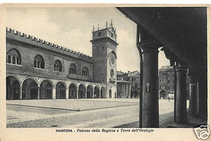 Mantova Palazzo della Ragione e Torre dell'Orologio f.p. - Foto 1 di 1
