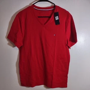 Tommy Hilfiger Men's M Red T Shirt Logo - Picture 1 of 8