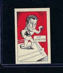 1947 Cummings & Son Famous Fighters SWOP Card #49 Gus Lesnevitch, NM (ST)! - Picture 1 of 2