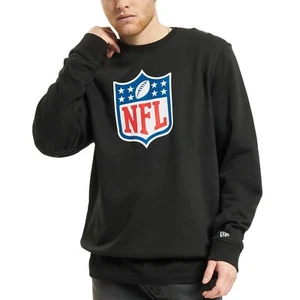 New Era Cap Men's NFL League Logo Essential Black Sweatshirt Jumper Size S BNWT - Picture 1 of 4