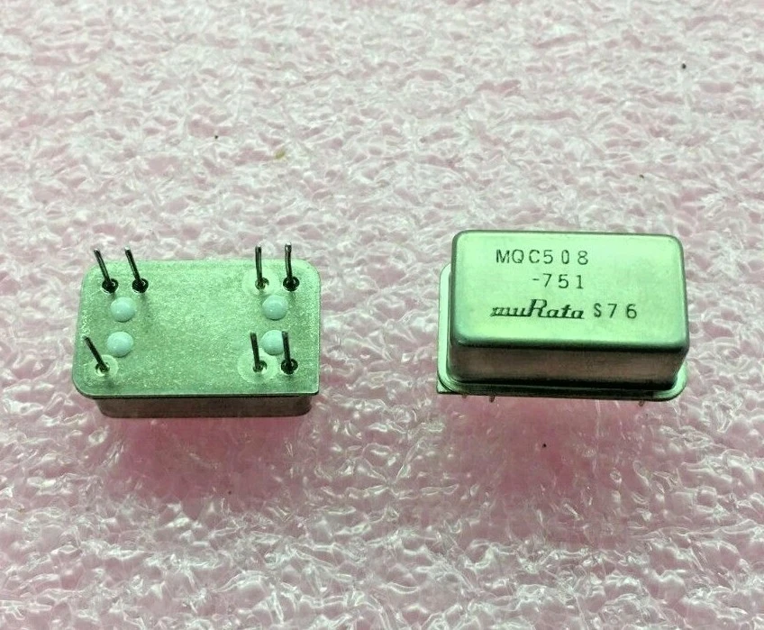 (LOTE DE 2 PIEZAS) MQC508-751, OSCILADOR CONTROLADO POR VOLTAJE 751 MHz FRECUENCIA CENTRAL Foto 1 de 1