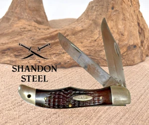 Case XX 1978 USA 2 Dot 6265 SAB Folding Hunter Knife CARBON STEEL BLADES (168) - Picture 1 of 6