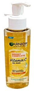 GARNIER SKIN NATURALS Bright Complete Gel Wash Vitamin C+Lemon 120ml gentle skin - Picture 1 of 12