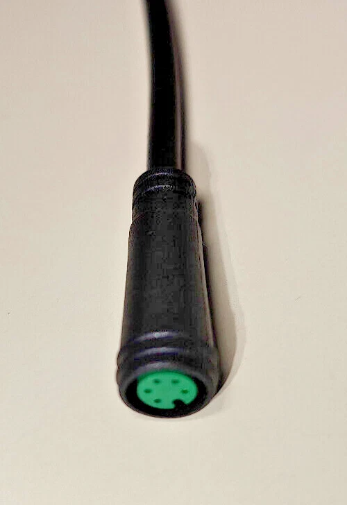 MARKENLOS Adaptador de cable conector Julet M7 de 5 pines (hembra) para bicicleta eléctrica y scooter eléctrico