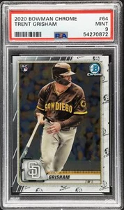 2020 Bowman Chrome Trent Grisham #64 PSA 9 - Picture 1 of 2