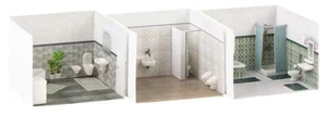 Faller 180355 Arredamento Bagno Kit Mondi in Miniatura H0 (1:87) - Foto 1 di 3