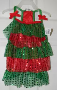 Ropa para perro Navidad con lentejuelas verde rojo Pet Spirit talla M nueva sin etiquetas - Imagen 1 de 2