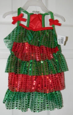 Ropa para perro Navidad con lentejuelas verde rojo Pet Spirit talla M nueva sin etiquetas Foto 1 de 2