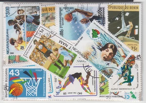 SPORTS - 50 DIFFERENT TOPICS STAMPS!!! FREE SHIPPING - Bild 1 von 1