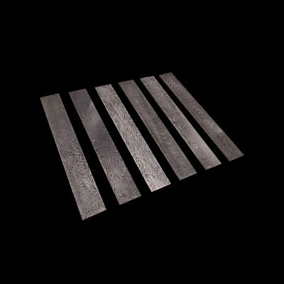 Hard Unfilled Damascus Steel Billet Bar Blank Knife Blade Diy Material Sandwich - Image 1 of 4