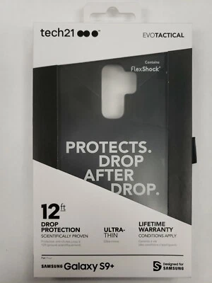 Funda táctica Tech21 Evo para Samsung Galaxy S9+ S9 Plus G965 - Negra - Nueva Foto 1 de 3