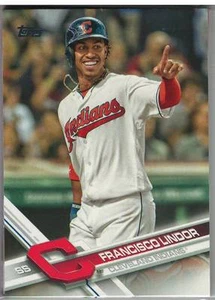2017 TOPPS INDIANS TEAM SET FRANCISCO LINDOR NAQUIN SANTANA KLUBER - Picture 1 of 1