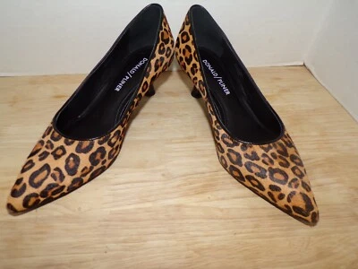 Zapatos de salón DONALD/PLINER Bon marrón/negro pelo becerro estampado leopardo - talla 5M Foto 1 de 4