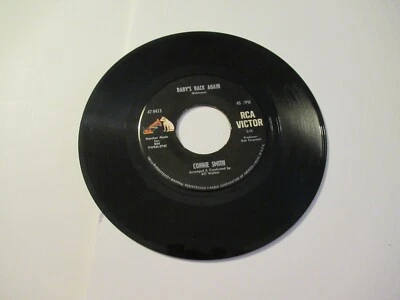 Connie Smith: Baby's Back Again / It Only Hurts For A Little While / 45 Rpm 1968 - Image 1 of 2