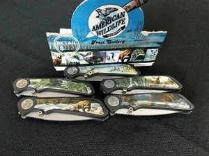 American Hunter Wildlife 5-teiliges Taschenmesserset Messer AH500 Messer sind ein 3 1/2" c - Bild 1 von 13