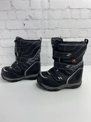 Airwalk ребенка ясельного возраста мальчиков снег ботинки черный серый размер 6 - Изображение 1 из 4
