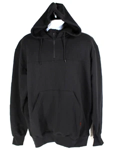 Game Black Hoodie Men's Size 2XL Hooded Sweatshirt 1/4 Zip Pullover Men's - Picture 1 of 5