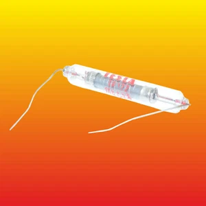 1.8 kOhms 5% TESLA TR122 VACUUM GLASS RESISTOR - Picture 1 of 2
