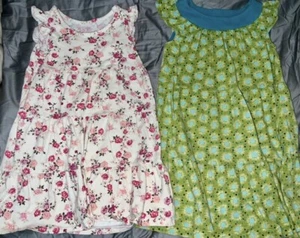 Girls Lot of 2 Sun Dresses-EUC-Size 5 - Picture 1 of 4