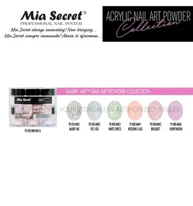 Mia Secret Polymer MARRY ME 6 pcs Acrylic COLLECTION - Picture 1 of 1