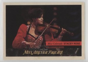 1992 Miss America Pageant Cards Miss Colorado Stacey Rose #54 0w6