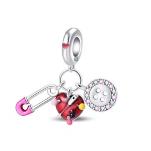 KUNSIR Dangle Charms Clothing Design Pendant Beads For Pando Bracelets Necklaces - Picture 1 of 6