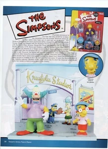 Figuras de acción de Los Simpson Hank Escorpio Milhouse - Anuncio impreso de juguetes vintage 2003 - Imagen 1 de 4
