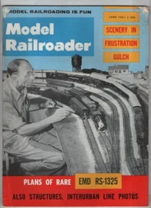 Model Railroader Mag Rare EMD RS-1325 June 1961 041122RNON - Picture 1 of 1