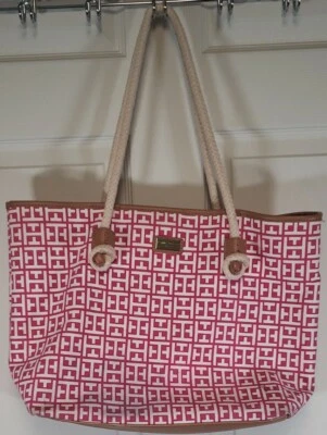 Tommy Hilfiger Bolso de Mano Rosa/Blanco Foto 1 de 4