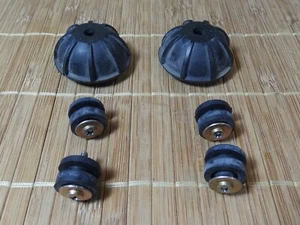 SHARP VZ-3000 MONSTER BOOMBOX PARTS: TURNTABLE SUSPENSIONS / ANCHORS KIT. - Picture 1 of 2