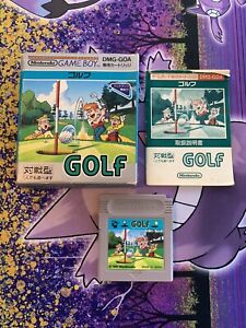 Golf 1989 DMG-GOA CIB Nintendo GB Game Boy Japan Import