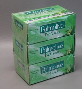 NOS Lot Palmolive Naturals Soap 3.1 oz  Bars Sealed Pack of 3 New Old Stock - Picture 1 of 6