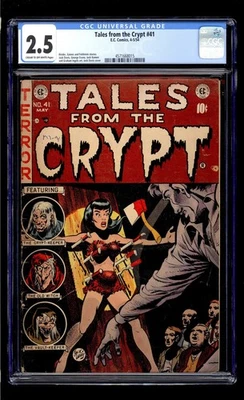 Tales from the Crypt #41 1954 CGC 2.5 GD+ C/OW High Definition Scans** - Image 1 of 2