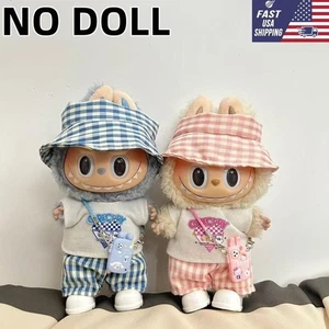 Hágalo usted mismo Conjunto de ropa de verano Labubu Conjunto deportivo para peluche de monstruo POP MART (sin muñeca) - Imagen 1 de 6