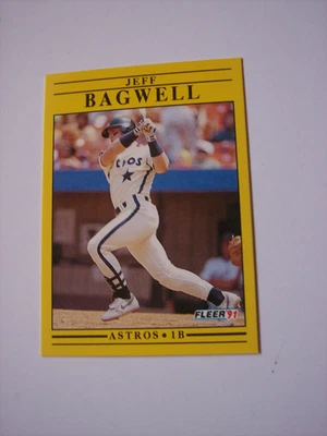 1991 Fleer обновление бейсбол Джефф Бэгвелл дебютант карта #U-87 NM или лучше - Изображение 1 из 2
