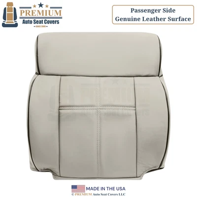 Cubierta de asiento superior de pasajero de cuero genuino para Lincoln Mark LT 2006-2008 color tostado claro Foto 1 de 4