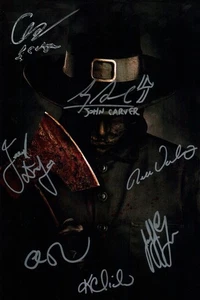 Thanksgiving Cast x7 8x12 Signed Photo JSA Certified Autograph - Picture 1 of 3