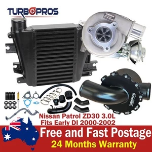 Turbo de actualización, intercooler, caja de aire + kit de tuberías para Nissan Patrol ZD30 3,0 L - Imagen 1 de 19