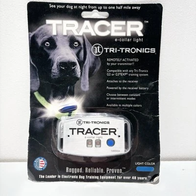 NEW! Tri-Tronics Hunting Tracer Dog e-Collar Light - BLUE - Image 1 of 2