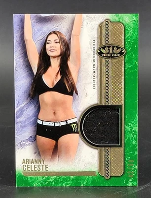 2017 Topps UFC Knockout Tier One Relics Green #T1R-AC Arianny Celeste 42/50 - Image 1 of 2