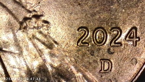 2024 D Lincoln Shield Penny ERROR DDO DDR Circulated EXACT COIN - Picture 1 of 13