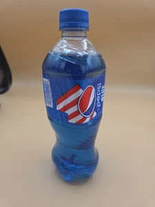 Pepsi Blue 20 oz Flasche Soda 20 Unzen 2021 Pop Himbeergeschmack NOS - Bild 1 von 4