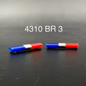 1/43 AeroDynic Lightbar Cannonball Run Blue Red Chrome Police CHP LAPD LASD - Picture 1 of 9