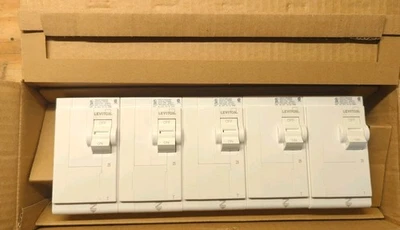 Disyuntores de 25 amperios, Leviton LB225-T 25A, 25 AMP Leviton Breaker, caja de 10  Foto 1 de 2