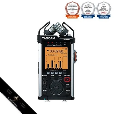 TASCAM DR-44WL 4TR Linear PCM Recorder with Hi-Res and Wi-Fi ConnectionJapan - Image 1 of 4