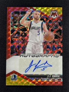 2024-25 Panini Mosaic J.J. Barea #AM-JJB Fusion Red Yellow Choice Prizm Auto - Picture 1 of 2