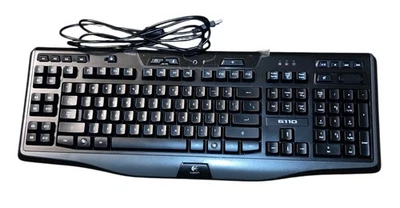 Teclado para juegos Logitech G110 retroiluminado LED, colores clave personalizables retroiluminados Foto 1 de 4