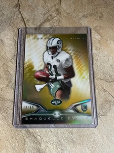 2014 Topps Platinum Shaquelle Evans Rookie Gold #16/50 (Jets) - Bild 1 von 2